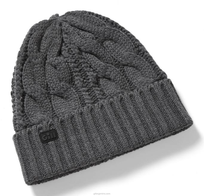 gorro tejido de ochos Gill Marine 048T597 mezcla de grafito