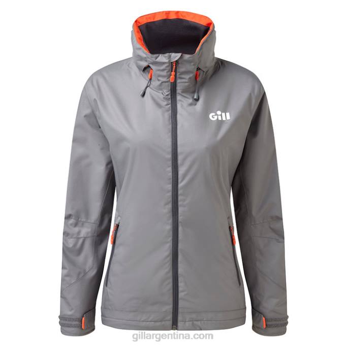 chaqueta navegante mujer Gill Marine 048T479 gris acero