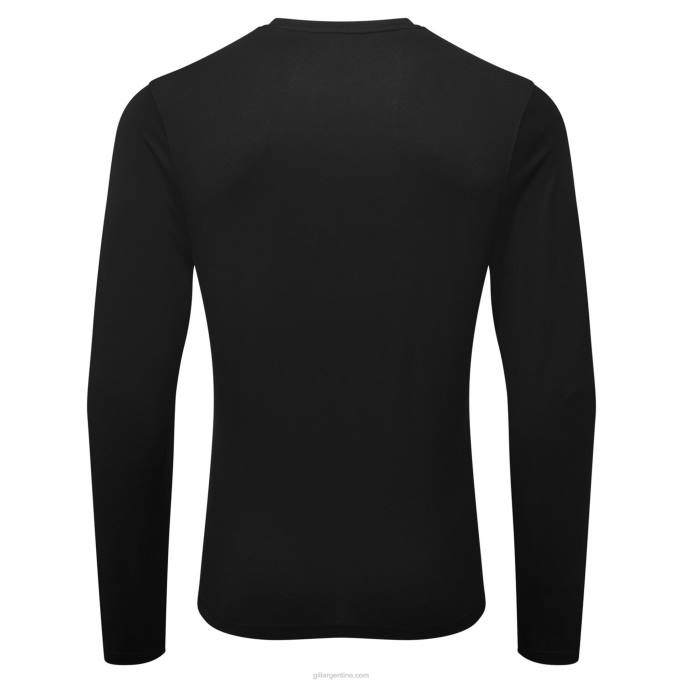 camiseta Holcombe para hombre - manga larga Gill Marine 048T321 negro